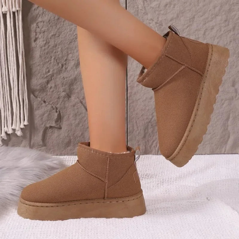 Damen Plateau-Stiefeletten