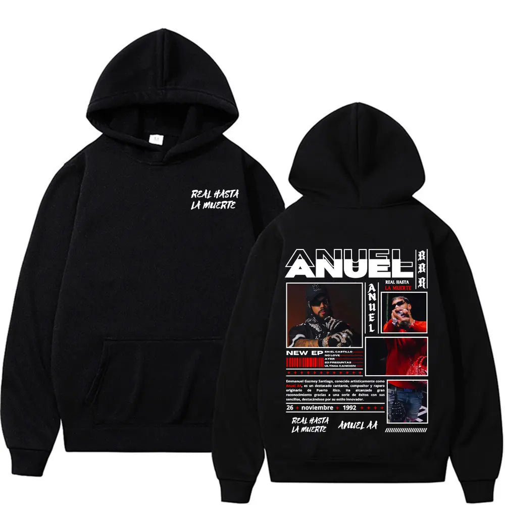 Herren Rapper Anuel Hoodie