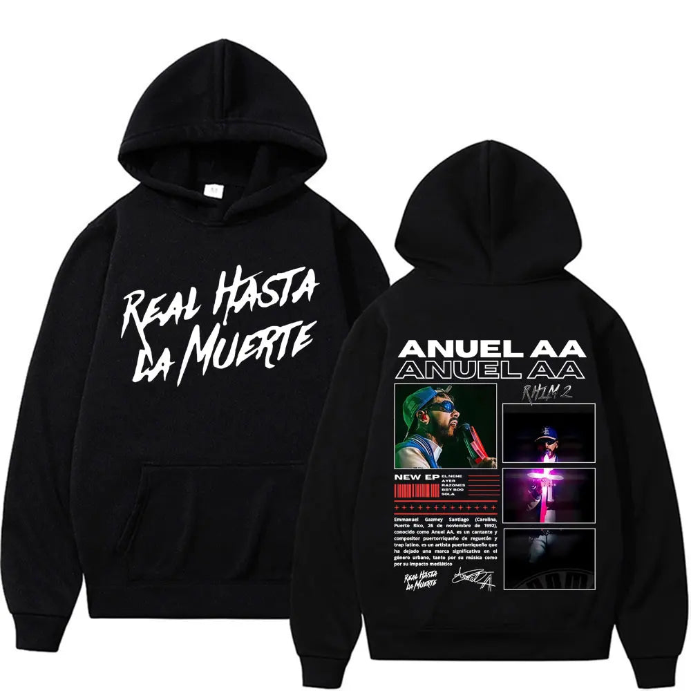 Herren Rapper Anuel Hoodie