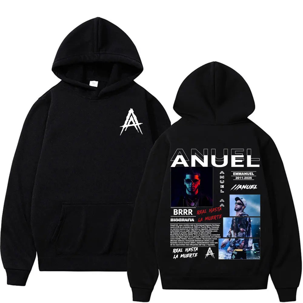 Herren Rapper Anuel Hoodie