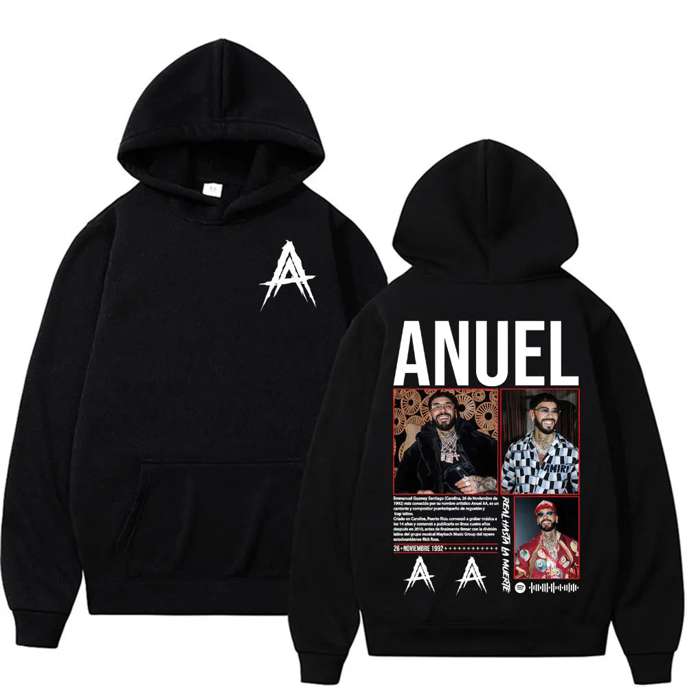 Herren Rapper Anuel Hoodie