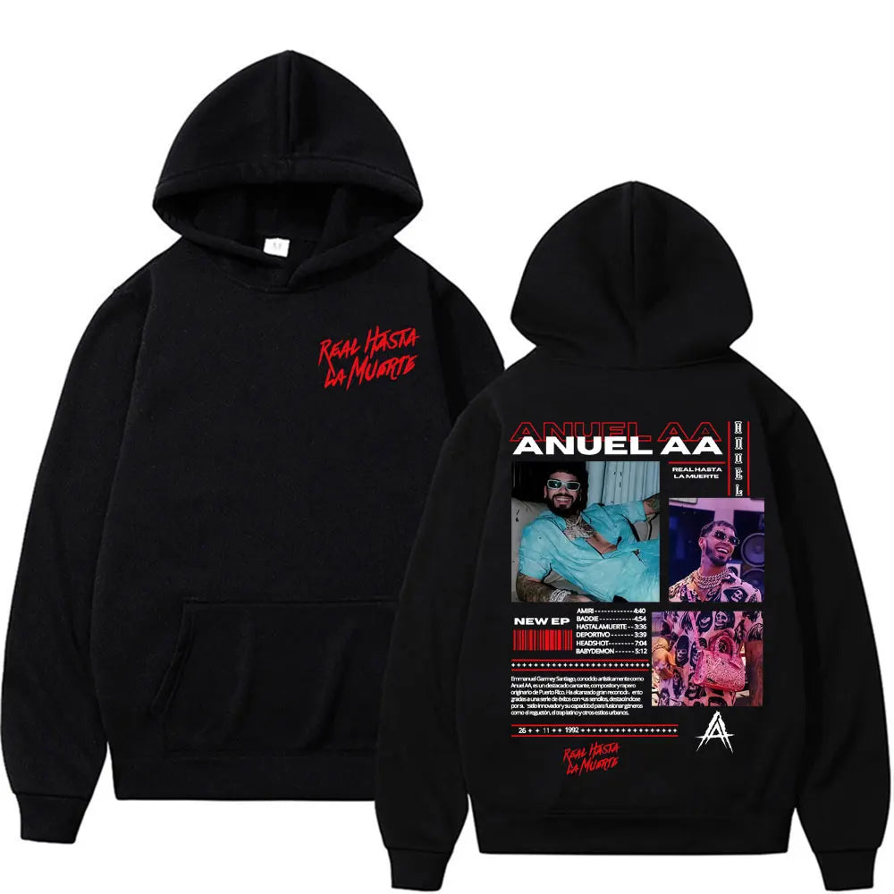 Herren Rapper Anuel Hoodie