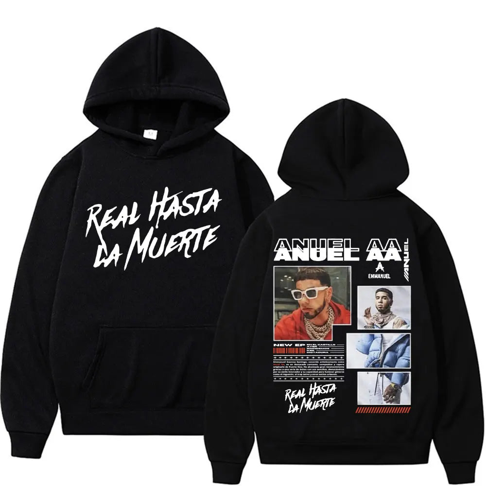 Herren Rapper Anuel Hoodie