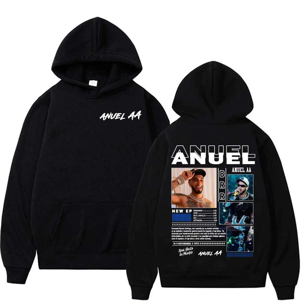 Herren Rapper Anuel Hoodie