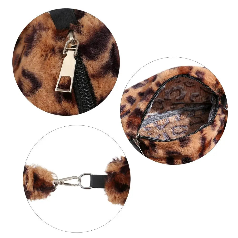 Damen Plüsch Handtasche