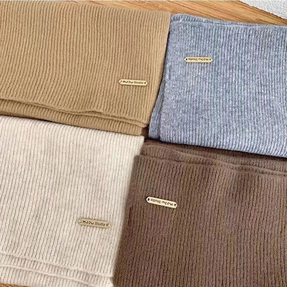 Einfarbig Kreuz Schal für Damen