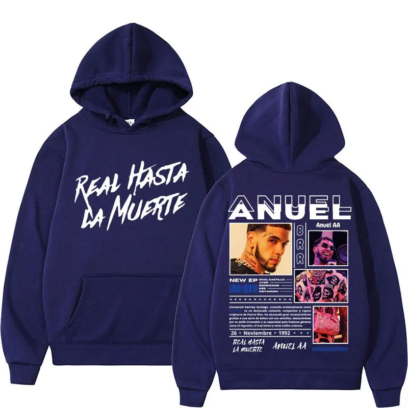 Herren Rapper Anuel Hoodie