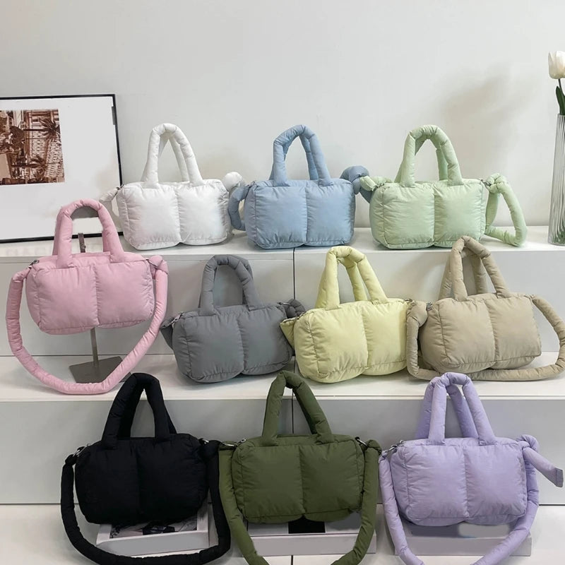 Damen Trendy Puffer Handtasche