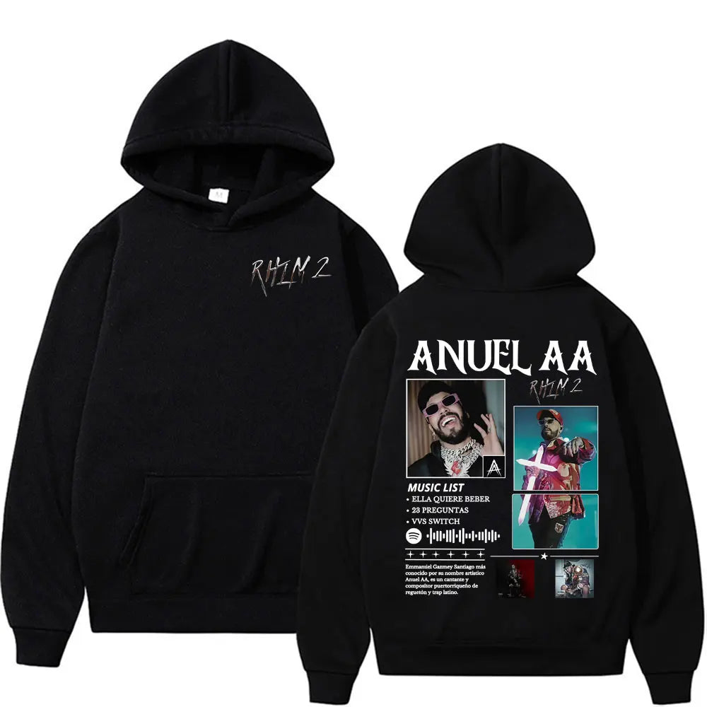 Herren Rapper Anuel Hoodie
