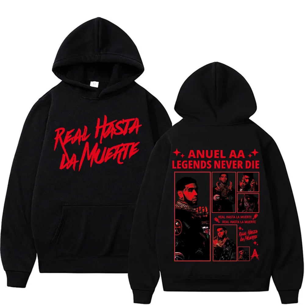 Herren Rapper Anuel Hoodie
