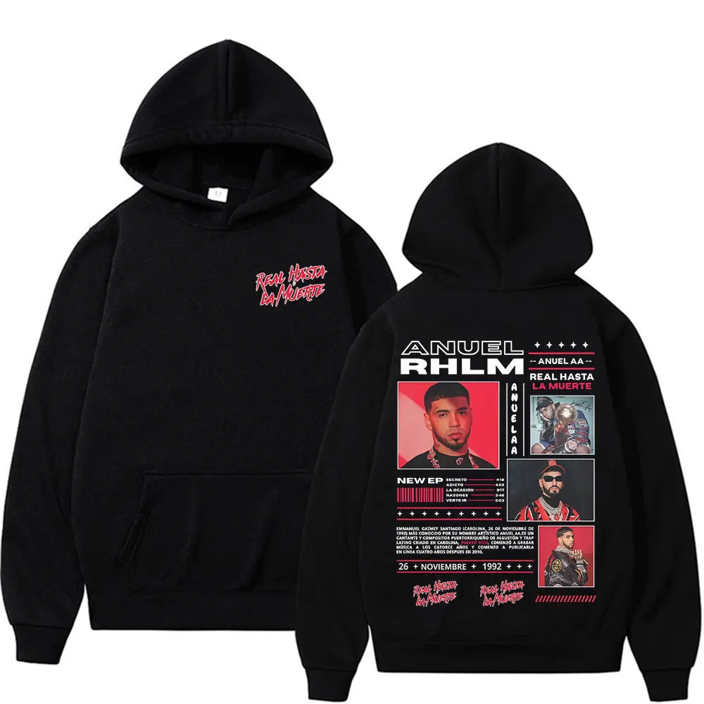 Herren Rapper Anuel Hoodie