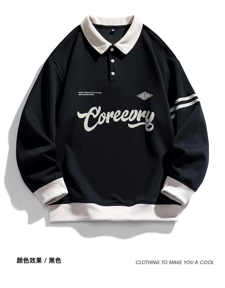 Herren Revers Sweatshirt