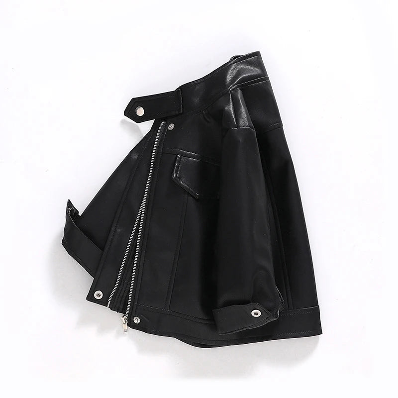 Jungen Leder Jacke