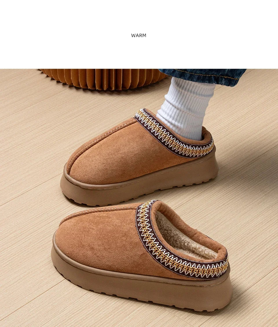 Damen Plüsch Slipper