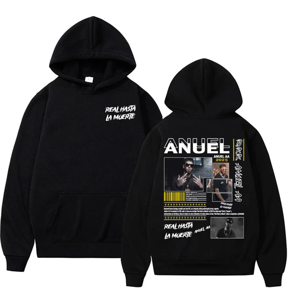 Herren Rapper Anuel Hoodie