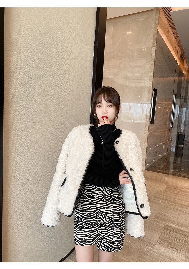 Eleganter Gestrickter Rollkragen Pullover