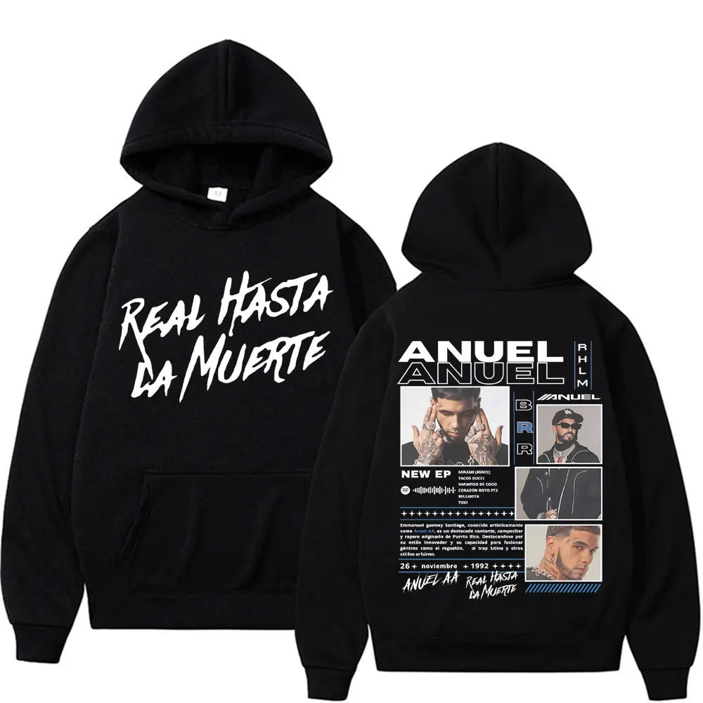 Herren Rapper Anuel Hoodie