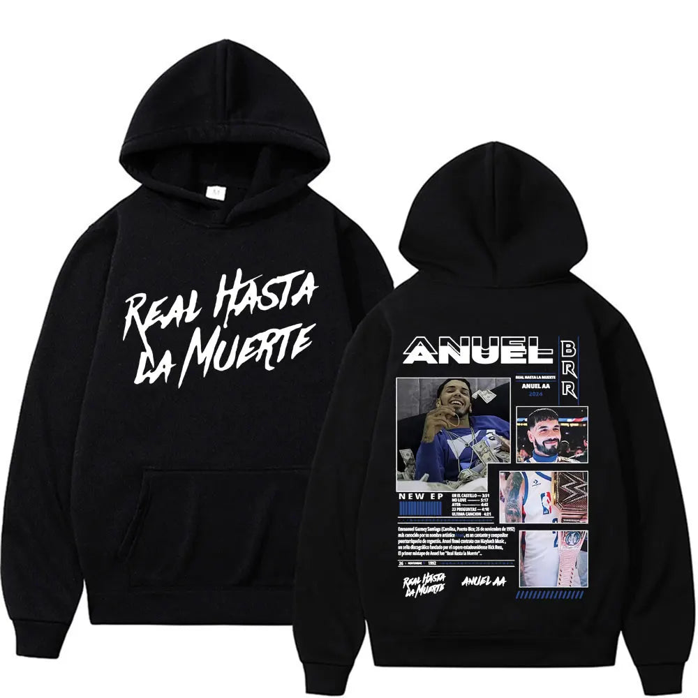 Herren Rapper Anuel Hoodie