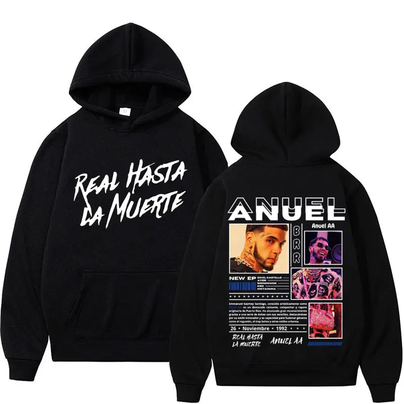 Herren Rapper Anuel Hoodie