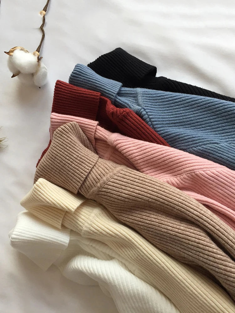 Damen Rollkragen Pullover